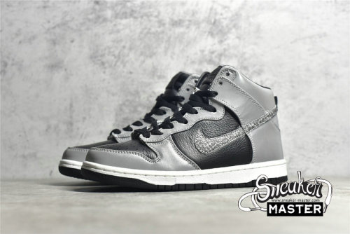 NIKE SB DUNK PRM HIGH SP COCOA SNAKE WHITE/BLACK-REFLECT SILVER 624512-100