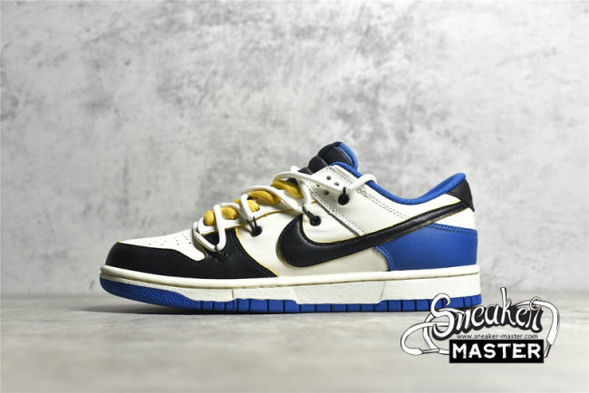 NIKE OFF-WHITE X SB DUNK LOW BLACK/HYPER COBALT/WHITE DD1391-001