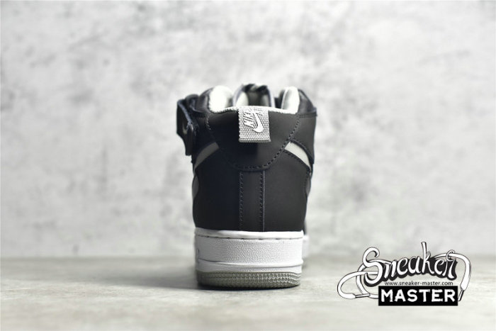 NIKE AIR FORCE 1 MID UTILITY BLACK/MEDIUM GREY/BLACK-WHITE BQ6819-008