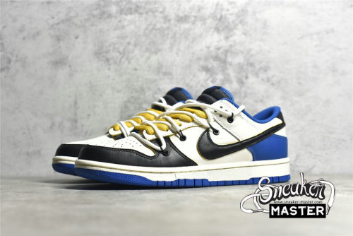 NIKE OFF-WHITE X SB DUNK LOW BLACK/HYPER COBALT/WHITE DD1391-001