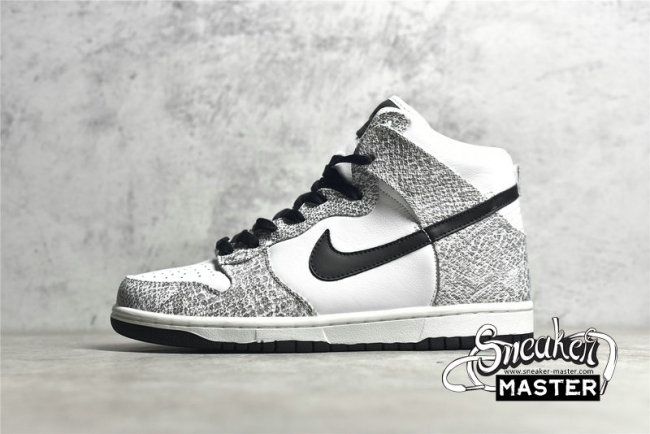 NIKE SB DUNK PRM HIGH SP COCOA SNAKE BLACK/WHITE-COCOA 624512-010