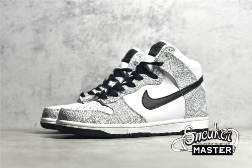 NIKE SB DUNK PRM HIGH SP COCOA SNAKE BLACK/WHITE-COCOA 624512-010