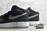 NIKE AIR FORCE 1 MID UTILITY BLACK/MEDIUM GREY/BLACK-WHITE BQ6819-008