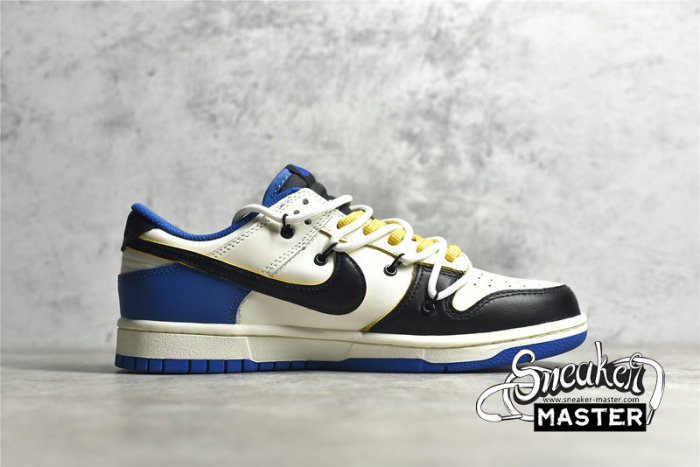 NIKE OFF-WHITE X SB DUNK LOW BLACK/HYPER COBALT/WHITE DD1391-001
