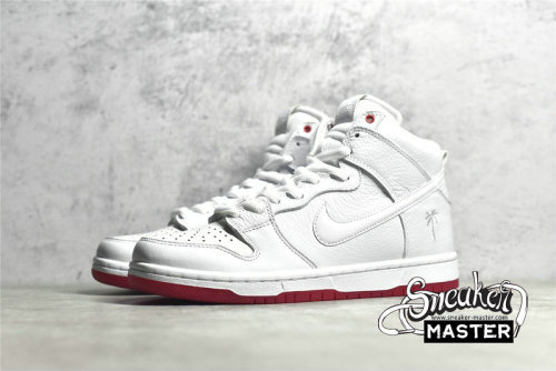 NIKE KEVIN BRADLEY X SB ZOOM DUNK HIGH PRO KEVIN BRADLEY WHITE/WHITE/RED AH9613-116
