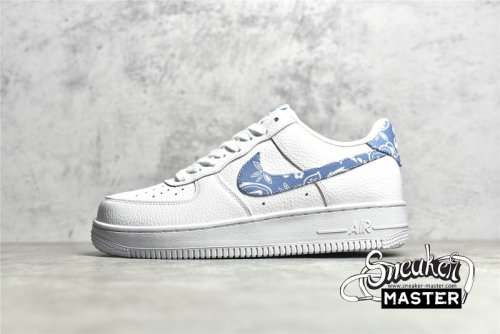 NIKE AIR FORCE 1 LOW PAISLEY WHITE/WORN BLUE-WHITE DH4406-100