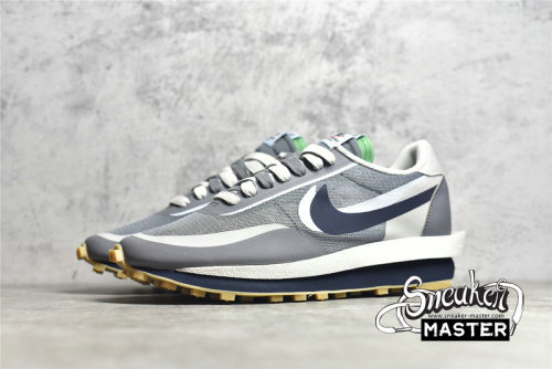 NIKE SACAI X CLOT X LDWAFFLE KISS OF DEATH 2 NEUTRAL GREY/OBSIDIAN/COOL GREY DH3114-001