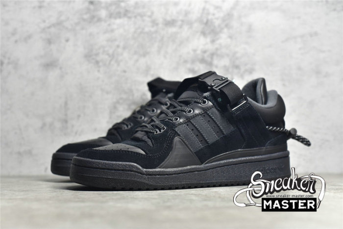 ADIDAS FORUM LOW X BAD BUNNY CORE BLACK/CORE BLACK/CORE BLACK GW0266