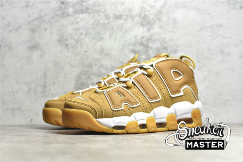 NIKE AIR MORE UPTEMPO GS WHEAT/WHEAT/WHITE DQ4713-700