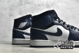 NIKE AIR JORDAN 1 MID ARMORY NAVY/BLACK/WHITE 554724-411