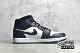 NIKE AIR JORDAN 1 MID ARMORY NAVY/BLACK/WHITE 554724-411