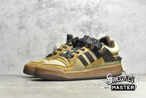 ADIDAS FORUM LOW X BAD BUNNY BROWN/CORE BLACK/YELLOW GW0264
