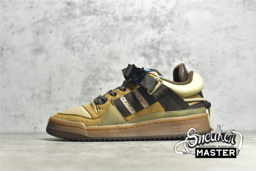 ADIDAS FORUM LOW X BAD BUNNY BROWN/CORE BLACK/YELLOW GW0264