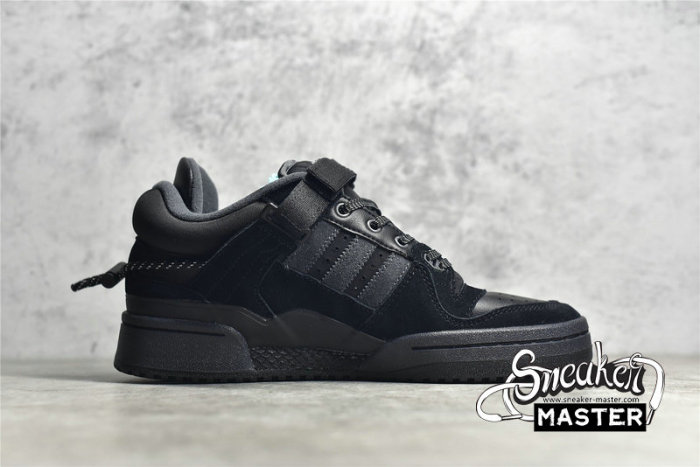 ADIDAS FORUM LOW X BAD BUNNY CORE BLACK/CORE BLACK/CORE BLACK GW0266