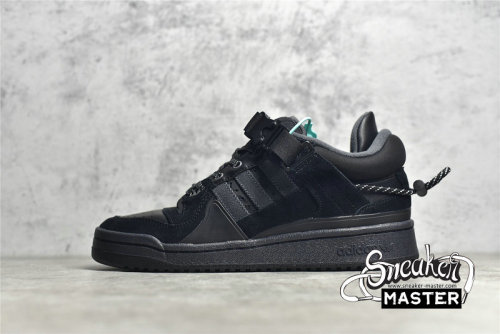ADIDAS FORUM LOW X BAD BUNNY CORE BLACK/CORE BLACK/CORE BLACK GW0266
