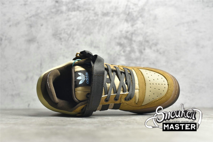 ADIDAS FORUM LOW X BAD BUNNY BROWN/CORE BLACK/YELLOW GW0264