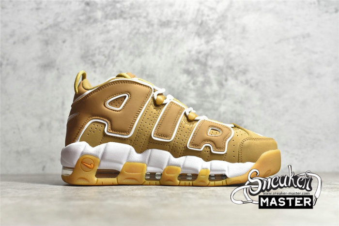 NIKE AIR MORE UPTEMPO GS WHEAT/WHEAT/WHITE DQ4713-700