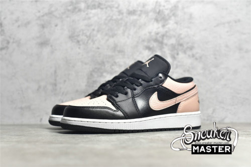 NIKE AIR JORDAN 1 LOW GS BLACK/CRIMSON TINT/HYPER PINK/WHITE 553560-034