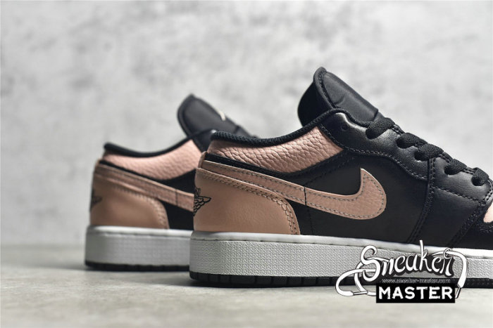 NIKE AIR JORDAN 1 LOW GS BLACK/CRIMSON TINT/HYPER PINK/WHITE 553560-034