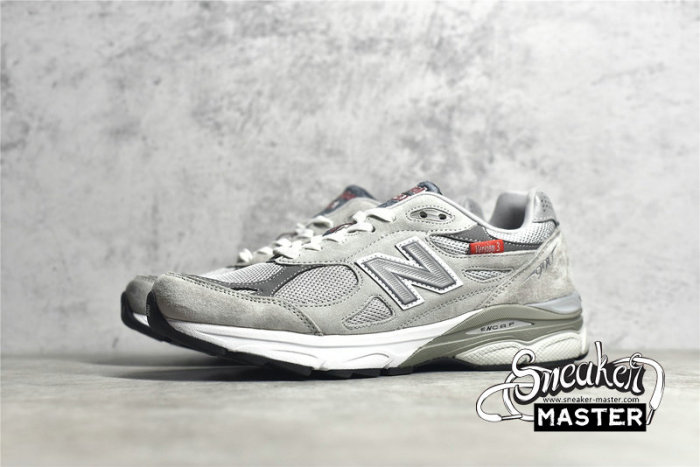 NEW BALANCE 990V3 MADE IN USA VERSION 3 GREY/RED/WHITE M990VS3