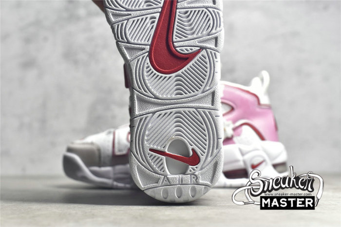 NIKE AIR MORE UPTEMPO GS 2021 WHITE/VARSITY RED/PINK DJ5988-100