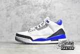 NIKE AIR JORDAN 3 RETRO WHITE/BLACK/CEMENT GREY/RACER BLUE CT8532-145