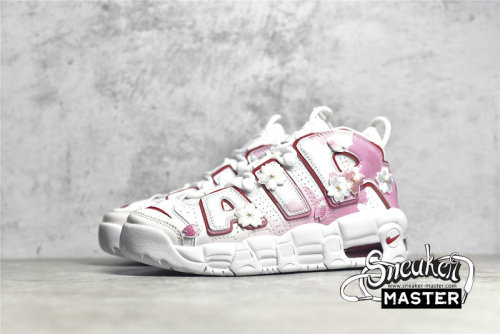 NIKE AIR MORE UPTEMPO GS 2021 WHITE/VARSITY RED/PINK DJ5988-100