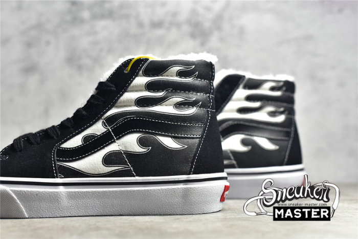 VANS SK8-HIGH FLAME BLACK/WHITE/BLACK VN0A32QGK68