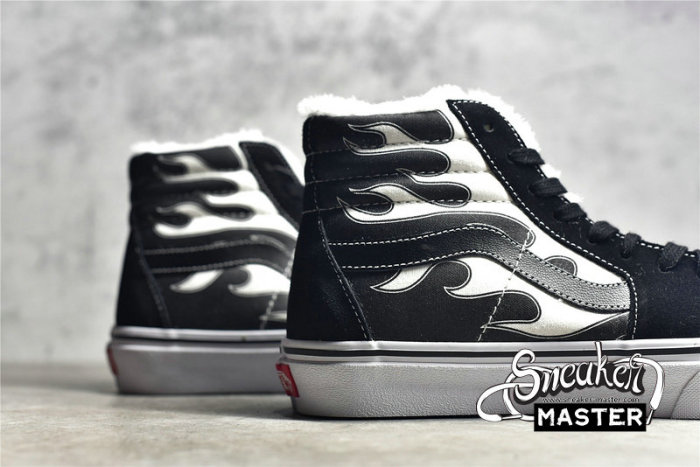 VANS SK8-HIGH FLAME BLACK/WHITE/BLACK VN0A32QGK68