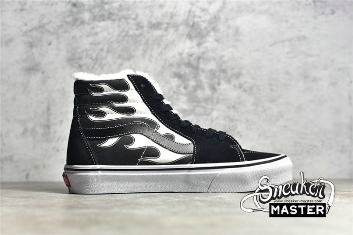 VANS SK8-HIGH FLAME BLACK/WHITE/BLACK VN0A32QGK68