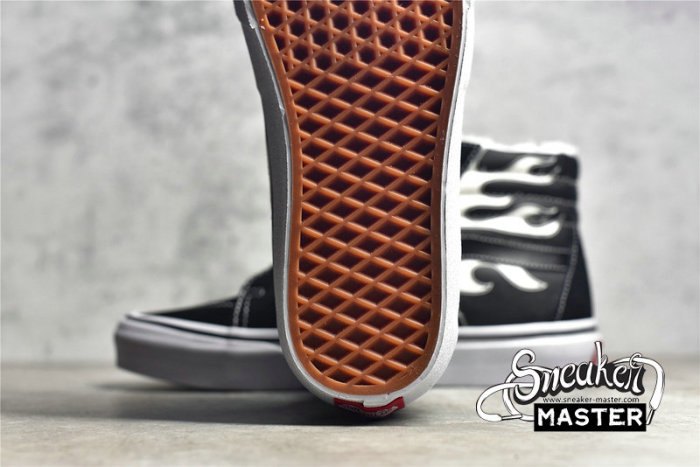 VANS SK8-HIGH FLAME BLACK/WHITE/BLACK VN0A32QGK68