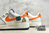NIKE AIR FORCE 1 LOW LIGHT BONE/SAIL-WHITE-BLUE STONE-STARFISH ORANGE DO4657-081