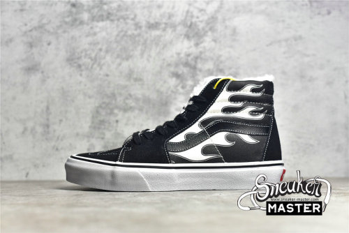VANS SK8-HIGH FLAME BLACK/WHITE/BLACK VN0A32QGK68