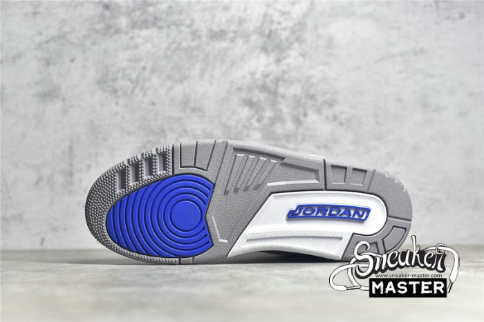 NIKE AIR JORDAN 3 RETRO WHITE/BLACK/CEMENT GREY/RACER BLUE CT8532-145