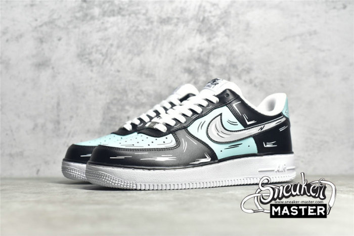 NIKE AIR FORCE 1 LOW 07 BLACK/LIGHT GREEN/GREY CW2288-215