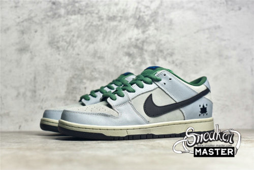 NIKE DUNK LOW PREMIUM SB MAPLE LEAF DOVE GREY/GORGE GREEN/BLACK 313170-021