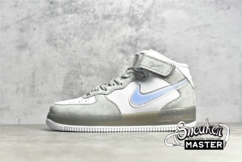 NIKE AIR FORCE 1 MID WOLF GREY/WHITE/BLUE BC9925-102