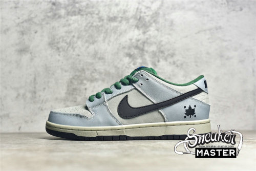 NIKE DUNK LOW PREMIUM SB MAPLE LEAF DOVE GREY/GORGE GREEN/BLACK 313170-021