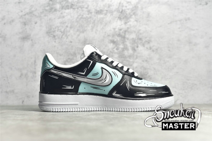 NIKE AIR FORCE 1 LOW 07 BLACK/LIGHT GREEN/GREY CW2288-215