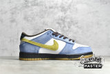 NIKE DUNK LOW PRO SB HOMER WHITE/MEDIUM YELLOW-UNIVERSITY BLUE 304292-173