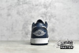 NIKE AIR JORDAN 1 LOW WHITE/DARK TEAL/BLACK 553558-411