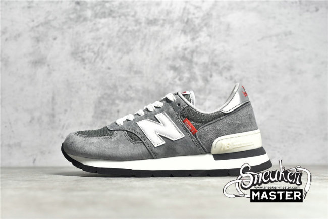 NEW BALANCE 990V1 MADE IN USA GREY/GREY/WHITE M990VS1