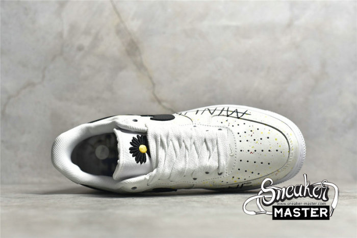 NIKE PEACEMINUSONE X AIR FORCE 1 LOW PARA-NOISE WHITE/WHITE/BLACK DD3223-100