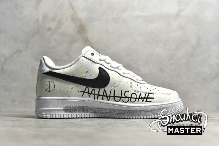 NIKE PEACEMINUSONE X AIR FORCE 1 LOW PARA-NOISE WHITE/WHITE/BLACK DD3223-100