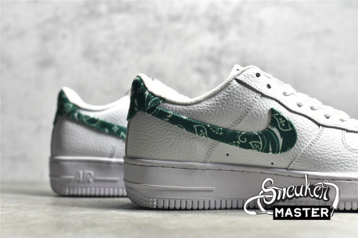 NIKE AIR FORCE 1 LOW 07 ESSENTIALS GREEN PAISLEY WHITE/GREEN/WHITE DH4406-102