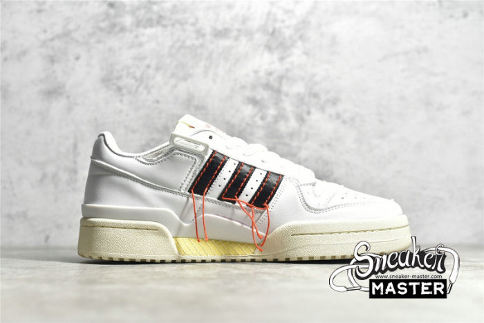 ADIDAS FORUM 84 LOW PREMIUM CLOUD WHITE/CORE BLACK-EASY YELLOW FZ3774