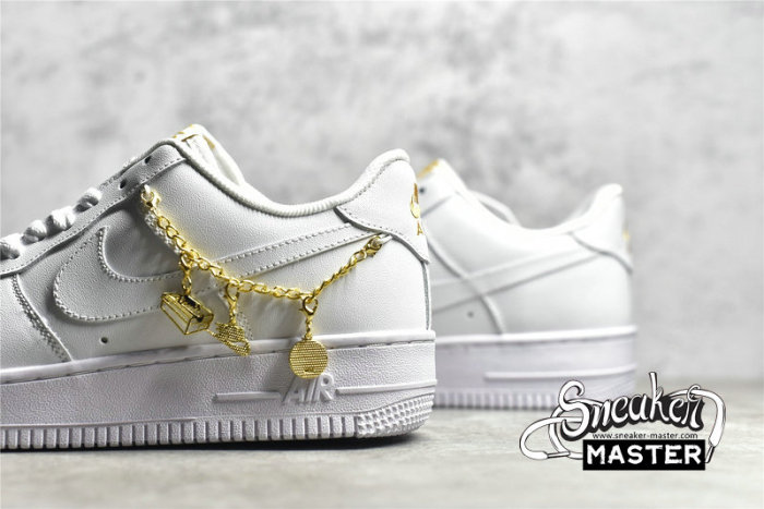 NIKE AIR FORCE 1 LOW 07 LX LUCKY CHARMS WHITE/WHITE/METALLIC GOLD/FLAT GOLD DD1525-100