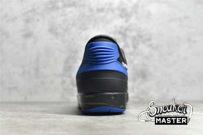 NIKE OFF-WHITE X AIR JORDAN 2 RETRO LOW SP BLACK/VARSITY ROYAL DJ4375-004