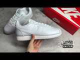 NIKE CLASSIC CORTEZ LEATHER WHITE/WHITE/WHITE 807471-102