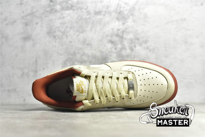 NIKE AIR FORCE 1 LOW 07 SE BEIGE/WHITE/BROWN-GOLD AA1391-111
